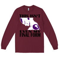 Burgundy even my final form Long Sleeve Tee - artisFamous