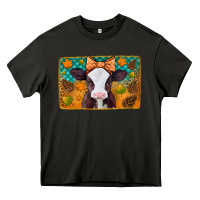 Asphalt autumn baby cow Heavy Core Tee - Jasminsmagicworld