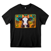 Black autumn baby cow Heavy Core Tee - Jasminsmagicworld