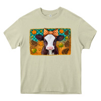 Mossy autumn baby cow Heavy Core Tee - Jasminsmagicworld