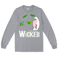 Heather Grey wicked halloween Long Sleeve Tee - artisFamous