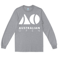 Heather Grey Australian Open Long Sleeve Tee - artisFamous
