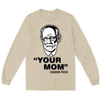 Mushroom your mom  Sigmund Freud Long Sleeve Tee - artisFamous