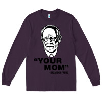 Plum your mom  Sigmund Freud Long Sleeve Tee - artisFamous