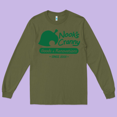Nook's Cranny Long Sleeve Tee Designed By Artisfamous