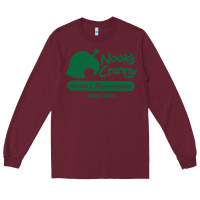 Burgundy Nook's Cranny Long Sleeve Tee - artisFamous
