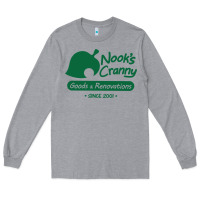 Heather Grey Nook's Cranny Long Sleeve Tee - artisFamous