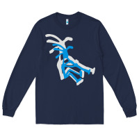 Navy kokopeli funny Long Sleeve Tee - artisFamous