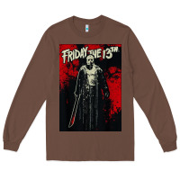 Chestnut friday the 13th jason drip Long Sleeve Tee - artisFamous