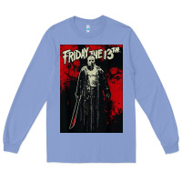 Colony Blue friday the 13th jason drip Long Sleeve Tee - artisFamous