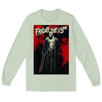 Matcha friday the 13th jason drip Long Sleeve Tee - artisFamous