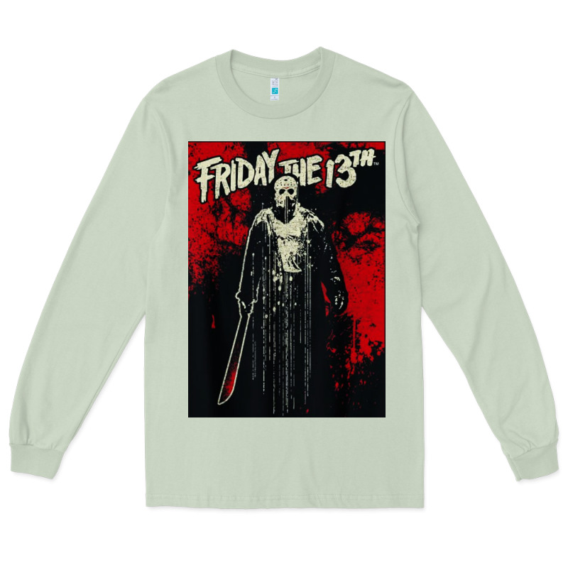 Friday The 13th Jason Drip Long Sleeve Tee by artisFamous | Teevron