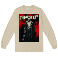 Mushroom friday the 13th jason drip Long Sleeve Tee - artisFamous