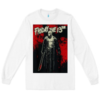 White friday the 13th jason drip Long Sleeve Tee - artisFamous