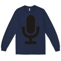 Navy microphone funny music Long Sleeve Tee - artisFamous