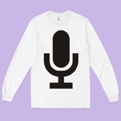 Microphone Funny Music Long Sleeve Tee Designed By Artisfamous