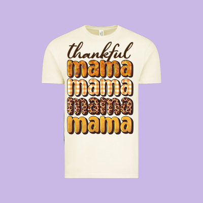 Thankful Mama Vintage Tee Designed By Bundleandbundleshop