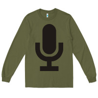 Army Green microphone funny music Long Sleeve Tee - artisFamous