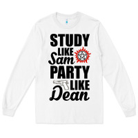 White study like sam party like dean Long Sleeve Tee - artisFamous