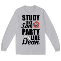 Moon Dust study like sam party like dean Long Sleeve Tee - artisFamous