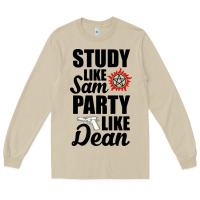Mushroom study like sam party like dean Long Sleeve Tee - artisFamous