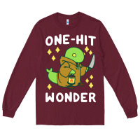 Burgundy one hit wonder   tonberry Long Sleeve Tee - artisFamous