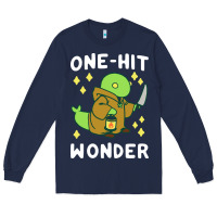 Navy one hit wonder   tonberry Long Sleeve Tee - artisFamous