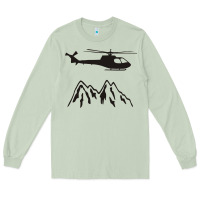 Matcha mountain rescue helicopter funny Long Sleeve Tee - artisFamous