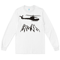 White mountain rescue helicopter funny Long Sleeve Tee - artisFamous