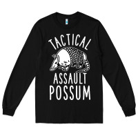 Black tactical assault possum Long Sleeve Tee - artisFamous