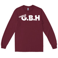 Burgundy Charged G.B.H Long Sleeve Tee - artisFamous