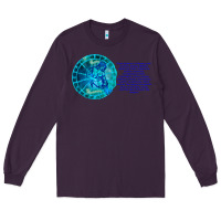 Plum Aquarius Sign Zodiac Astrology Horoscope T-shirt Long Sleeve Tee - artisFamous
