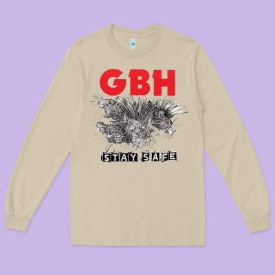 Charged G.b.h Long Sleeve Tee Designed By Artisfamous