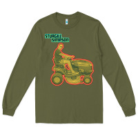 Army Green Sturgill Simpson Tractor Long Sleeve Tee - artisFamous