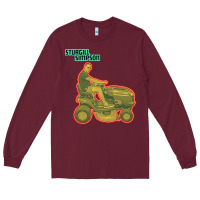Burgundy Sturgill Simpson Tractor Long Sleeve Tee - artisFamous