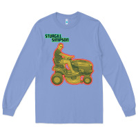 Colony Blue Sturgill Simpson Tractor Long Sleeve Tee - artisFamous