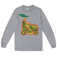 Heather Grey Sturgill Simpson Tractor Long Sleeve Tee - artisFamous