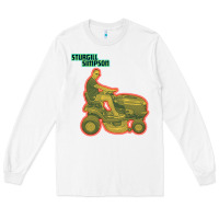 White Sturgill Simpson Tractor Long Sleeve Tee - artisFamous