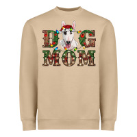 Mushroom Christmas Dog Mom Bull Terrier Heavyweight Sweatshirt - RanaPortraitStore
