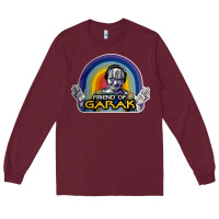 Burgundy friend of garak Long Sleeve Tee - artisFamous