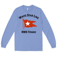 Colony Blue white star line (1) Long Sleeve Tee - artisFamous