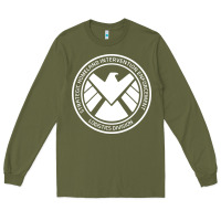 Army Green agents of shield Long Sleeve Tee - artisFamous