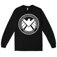 Black agents of shield Long Sleeve Tee - artisFamous