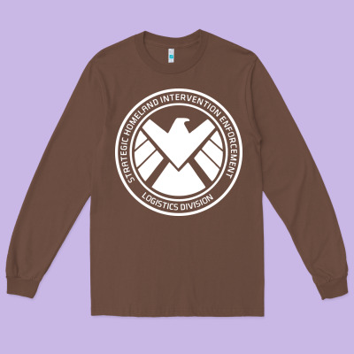 Agents Of Shield Long Sleeve Tee Designed By Artisfamous