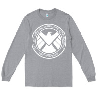 Heather Grey agents of shield Long Sleeve Tee - artisFamous