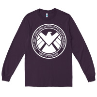 Plum agents of shield Long Sleeve Tee - artisFamous