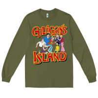 Army Green gilligan island Long Sleeve Tee - artisFamous