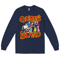 Navy gilligan island Long Sleeve Tee - artisFamous