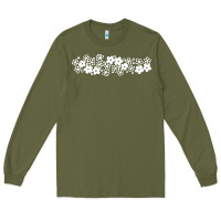 Army Green pyrex pattern Long Sleeve Tee - artisFamous