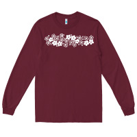Burgundy pyrex pattern Long Sleeve Tee - artisFamous